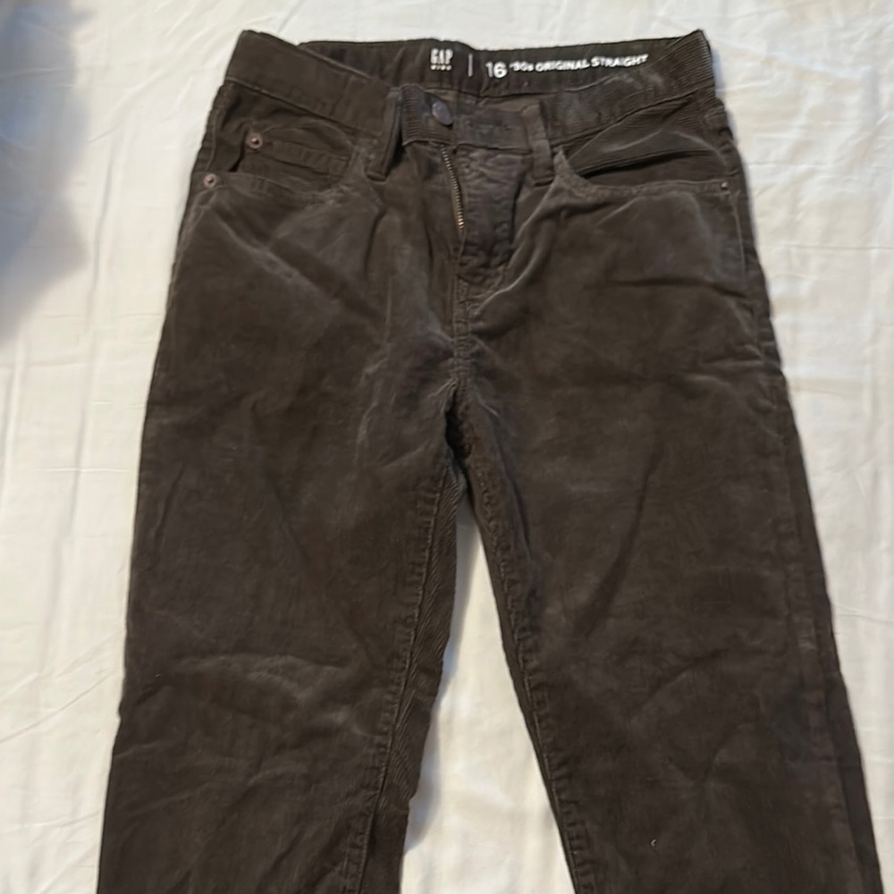 GAP Brown Corduroy Pants Straight Leg